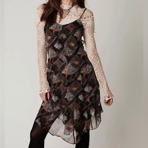 NWOT Free People Multi-color Layered Dress